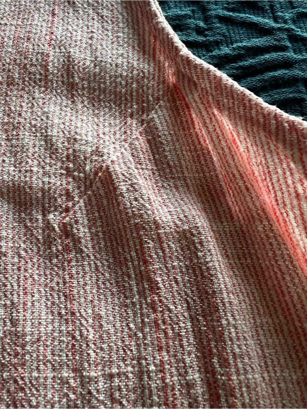 Weatherproof David Peyser Sleeveless Pink Collared Button Part Linen Shirt-XL - Picture 8 of 16